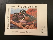 ICOLLECTZONE US 1990 Michigan #15 XF NH 