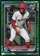 2024 Bowman Elijah Green #BCP-72 Chrome Prospects Lunar Glow Refractor