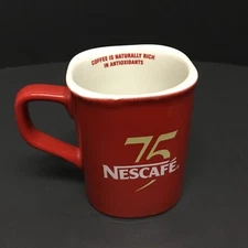 NESCAFE COFFEE Red Mug Cup 75 Years NESCAFE MALAYSIA Promotional 2013 Nestle