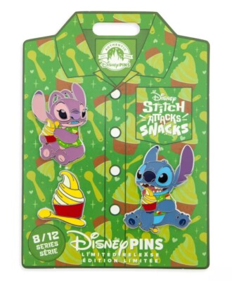  Disney*STITCH & ANGEL*Anstecknadelset*Pin-Set*limitierte Auflage*N° 8 v. 12*NEU