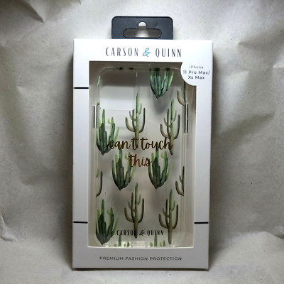 Carson & Quinn Can't Touch This Clear Case for Apple iPhone 11 Pro Max