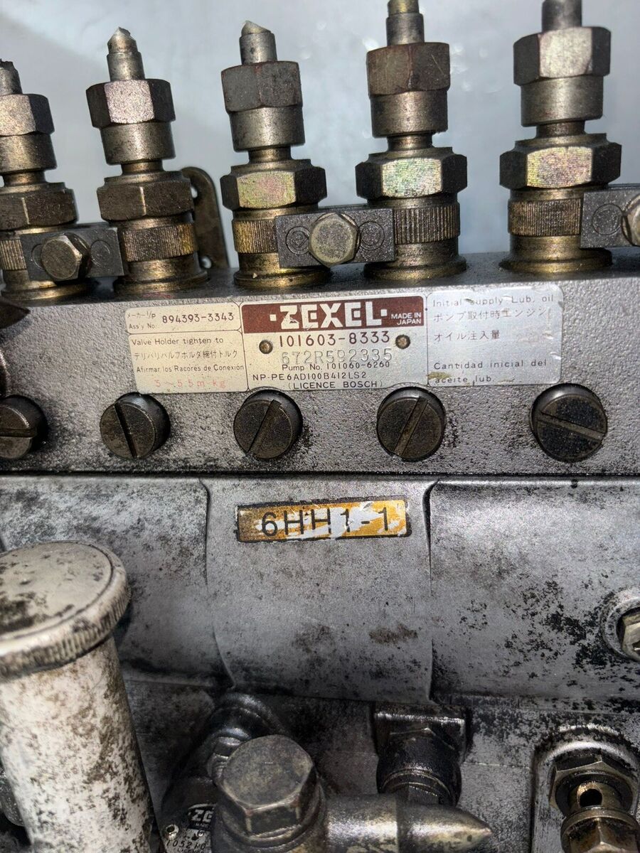 ISUZU JDM 6HH1-1 Fuel Injection Pump 101060-6260 ZEXEL ISUZU JDM 6HH1-1 Fuel Injection Pump 101060-6260 ZEXEL