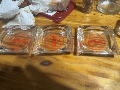 Three Adler Brau Ash Trays