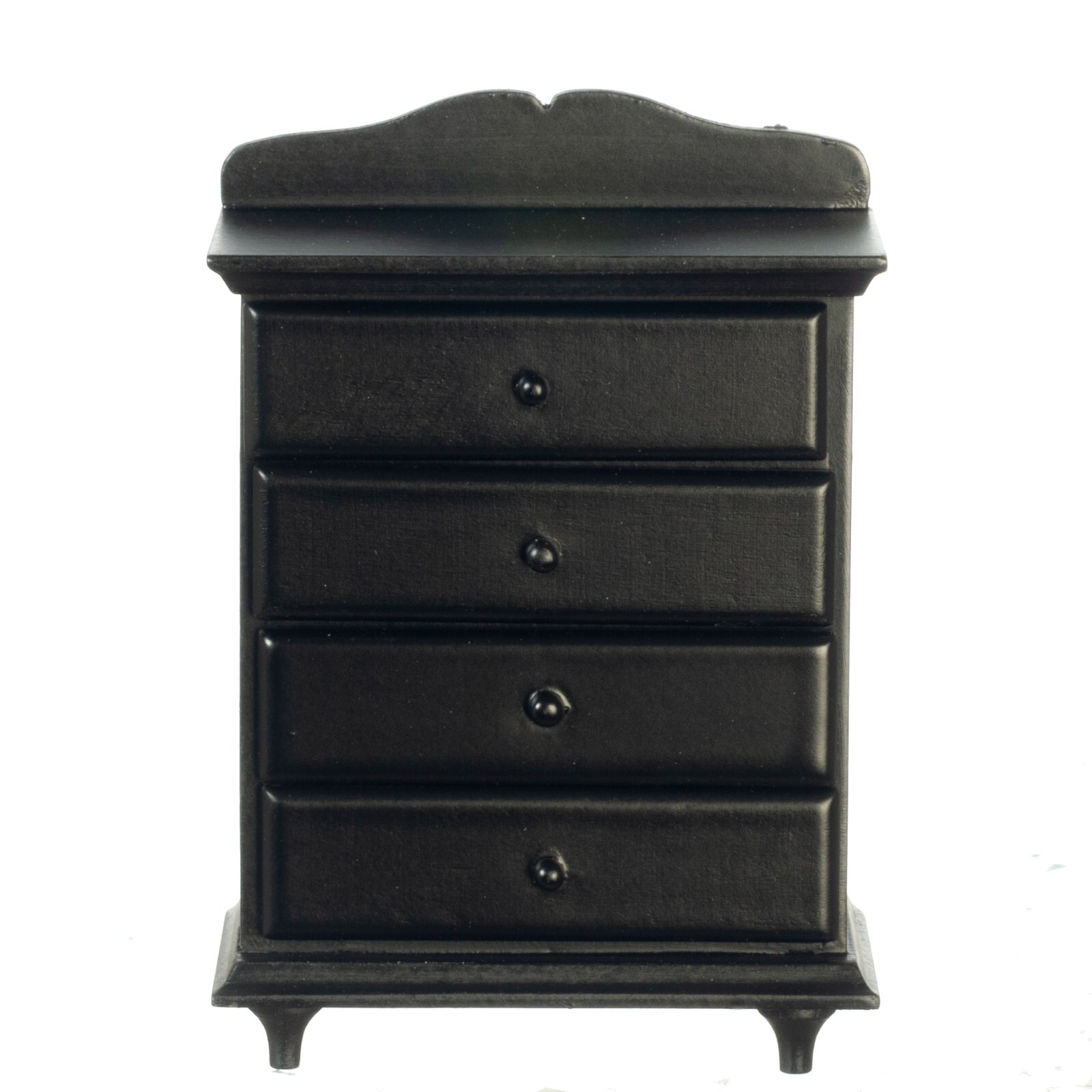 Dolls House Chest of Drawers Black Furniture Miniature 1:12th Scale WAS £19.99