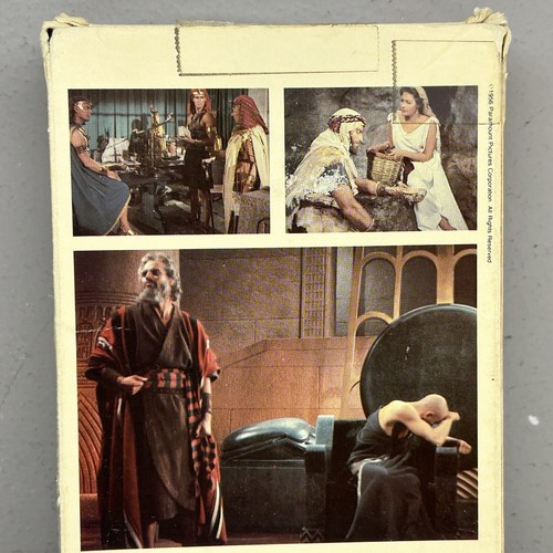 Cecil B. DeMille The Ten Commandments VHS 1956 Video Tape Heston Part 2 Only GOD - Picture 5 of 15