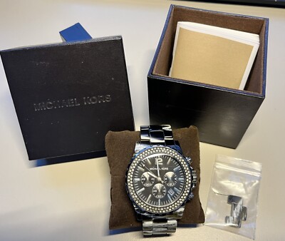 Einzigartige Michael Kors Damenuhr Madison Zebra Chronograph MK5599
