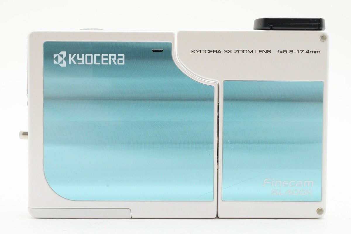 KYOCERA Finecam SL400R ブルー 京セラ、SL400Rに6,000台限定のミルキーピンク追加
