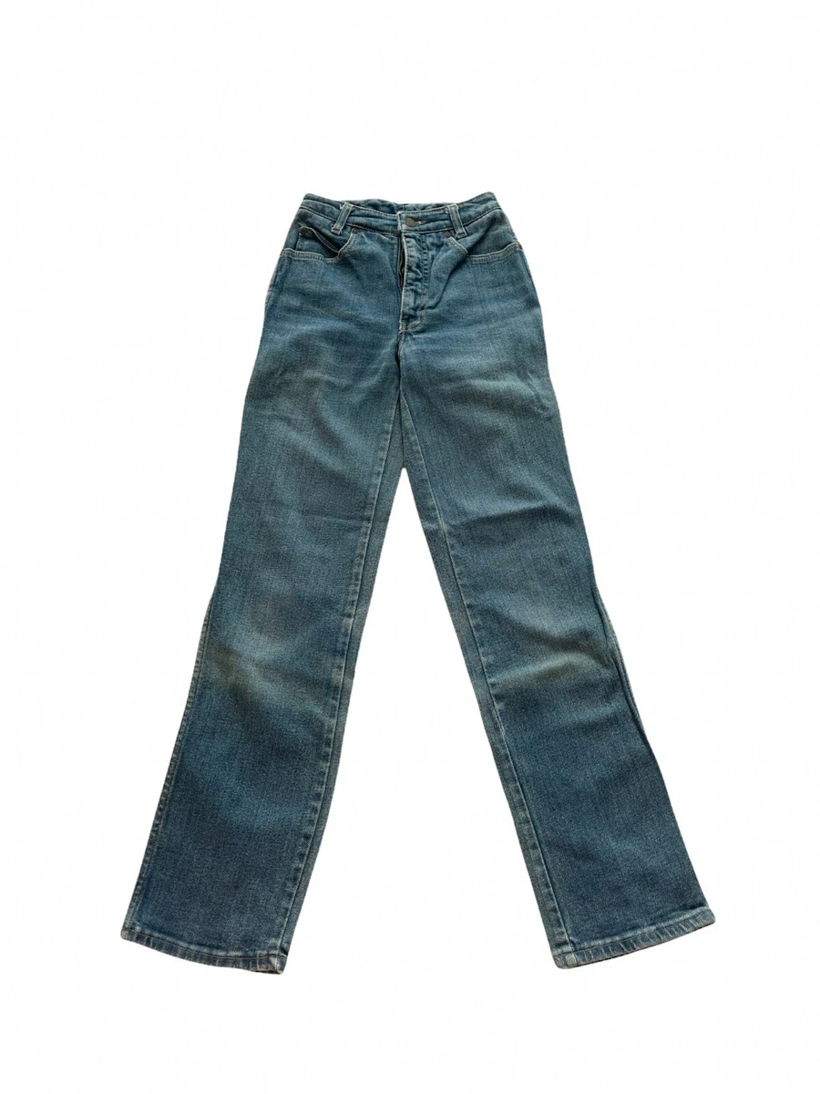 Vintage 1960s 60s Calvin Klein Women's High Waist Jeans USA Made 24 Waist