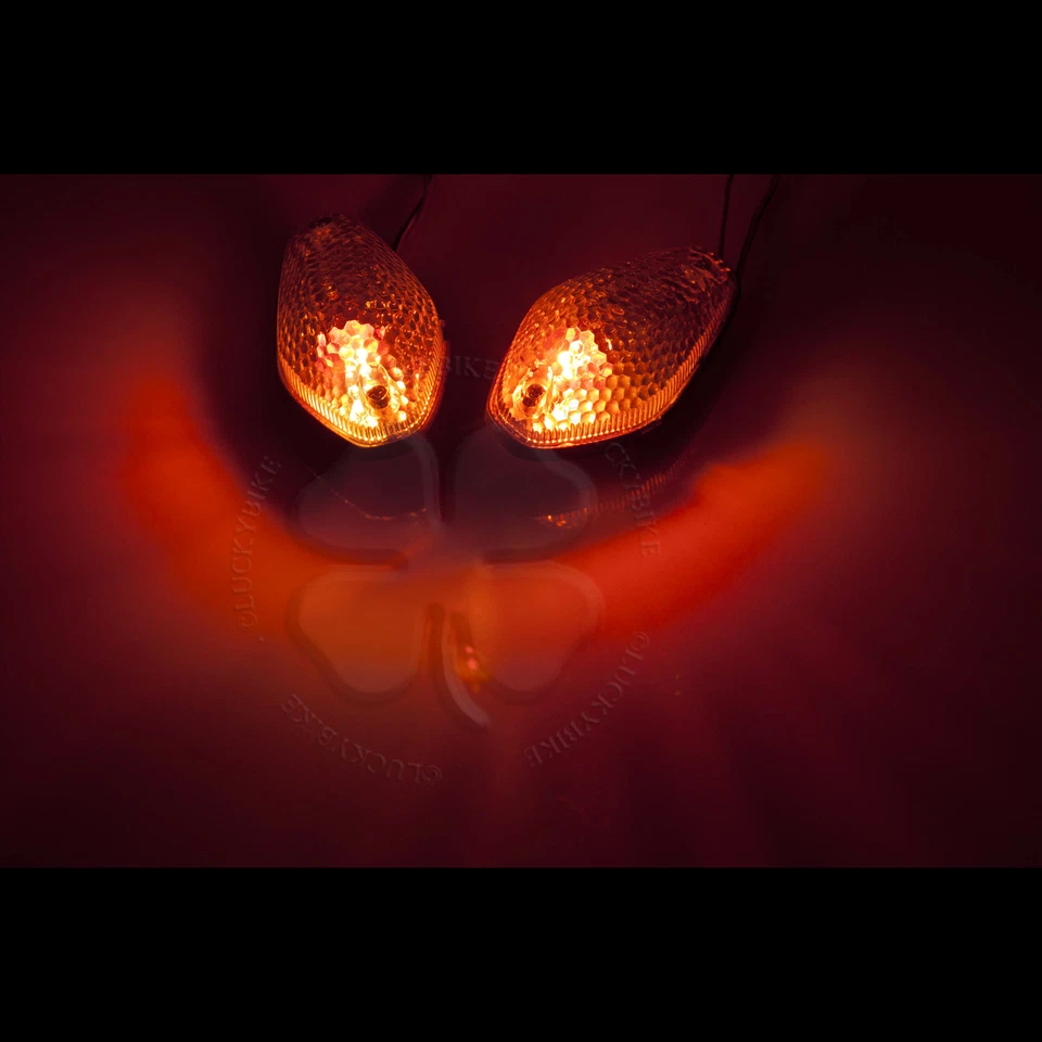 流量转向信号透明通用摩托车闪光灯表面安装灯 — 第 3/4 张图片