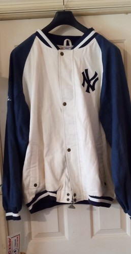 APEX ONE NEW YORK YANKEES JACKET XL NAVY VINTAGE LOGO MLB 90s DISNEY - Picture 5 of 6