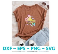 Unicorn Split monogram SVG, Unicorn svg file, SVG files for cricut, Digital file