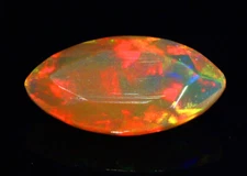 1.97 CTS_ELECTRIC FIRE 3D SPARKLING_100% NATURAL MULTI-COLOR SOLID WELO OPAL CUT