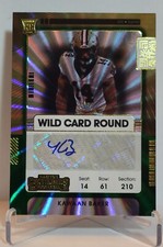 KAWAAN BAKER RC AUTOGRAPH WILD CARD ROUND 2021 PANINI CONTENDERS # 258 SAINTS