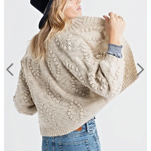 Lucky brand bobble diamond cardigan sale