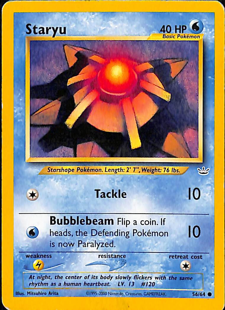 Staryu 56/64 Neo Revelation Regular