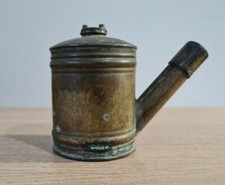 Antico Lume ad Olio in ottone della seconda metà dell'800