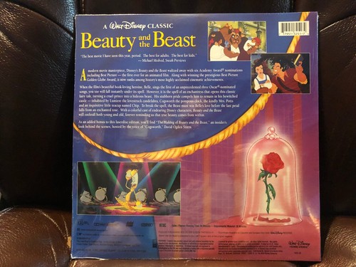 Walt Disney Classic Beauty and the Beast 12" Laserdisc - Picture 2 of 2