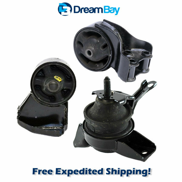 0308 for Hyundai Tiburon 2.7L Front & Rear Engine Motor Mount 3PCS for