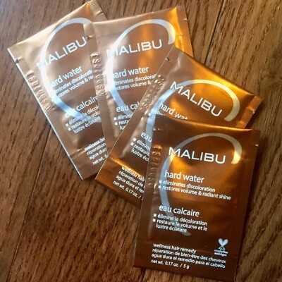 4 Malibu Hard Water Packets Removes Orange Rust Iron Removal Restores Color