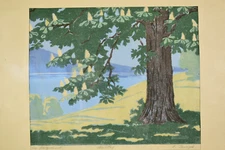 Elfriede JUNGK Berlin Art Nouveau Art Nouveau woodcut ° midday ° ° °