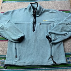 baby blue nike half zip