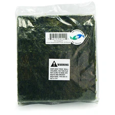 Two Little Fishies Sea Veggies Green Seaweed 100 Sheets Bulk Natural Fish Food
