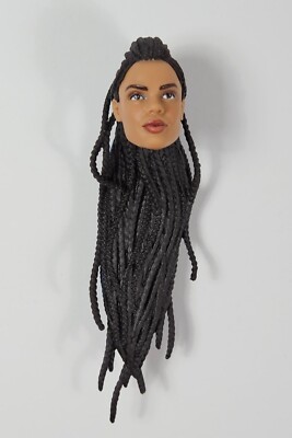 MARVEL LEGENDS VALKYRIE HEAD PART ONLY FEMALE BRAIDS CUSTOM KITBASH FIGURE