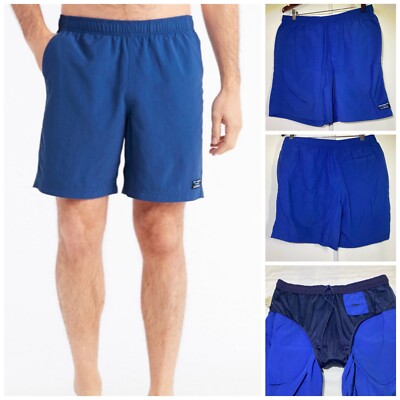 L.L. Bean Men's Classic Supplex Sport Swim Shorts 8” Brief