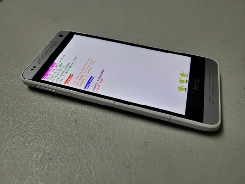HTC One mini - 16GB - Glacial Silver (AT&T) Android Smartphone - AS IS
