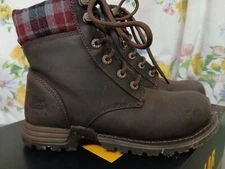 Caterpillar Women's 6.5W Kenzie Steel Toe Work Boots-With Box