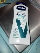 Vaseline Intensive Care Sensitive Skin Relief Moisture Lotion Unscented 20.3 oz