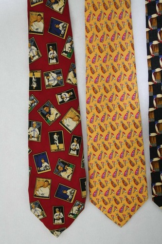 Men's Group Of Robert Talbott Classic Width Ties set of 4 Silk Ties - Lot # 23 - Picture 4 of 5