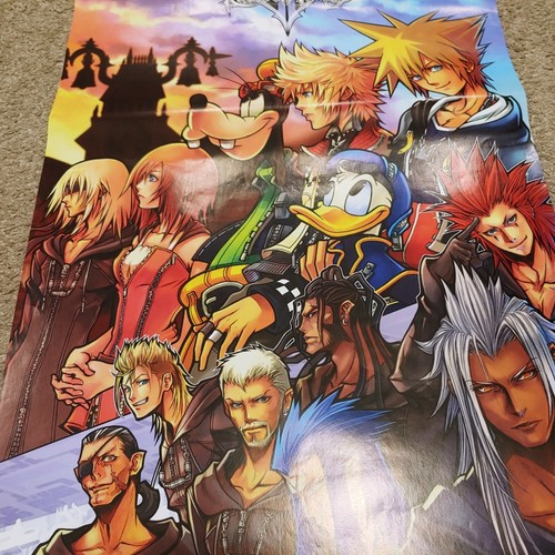 Kingdom Hearts Poster Goofy Donald Duck Disney Trends Int. Square Enix 34" x 22" - Picture 3 of 7
