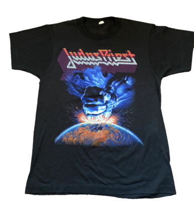 Vintage Judas Priest 1988 Rocker Ram It Down Shove It Up Shirt 18/26