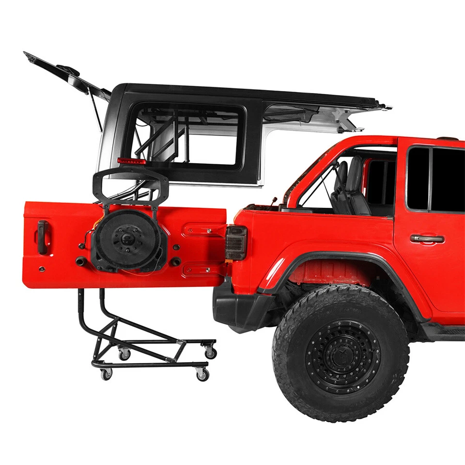 Hard Top Removal Lift System For 1997-2025 Jeep Wrangler TJ JK JL & Ford Bronco Foto 3 de 4