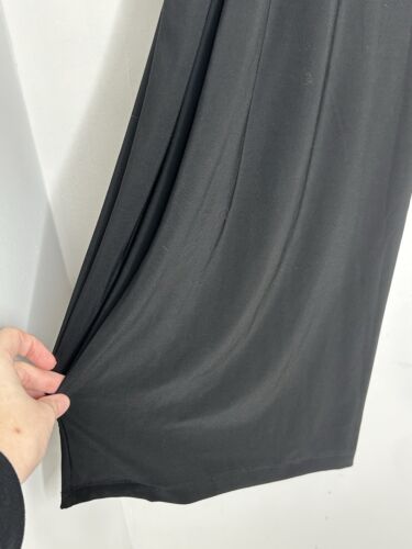 Pantalones Attitudes by Renee de punto elástico talla XL negros recortados nuevos - Imagen 3 de 6