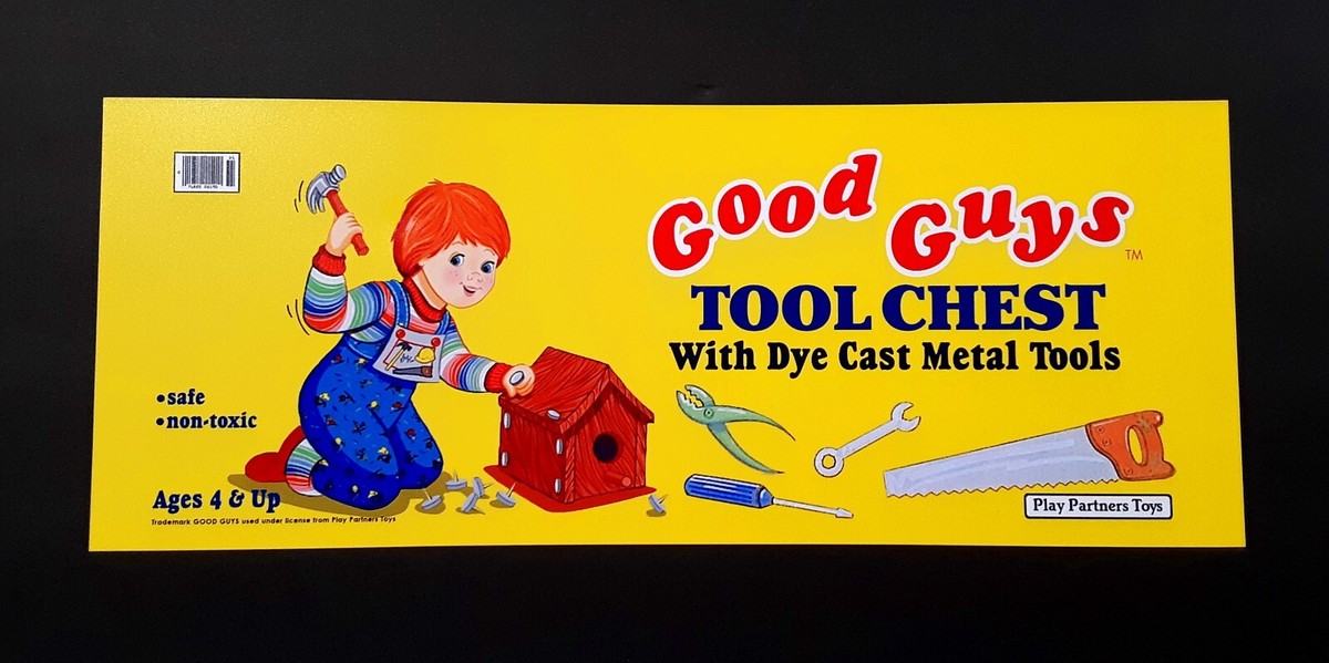 Child's Play 2 3 Chucky Doll Prop Replica- Good Guys Tool Chest