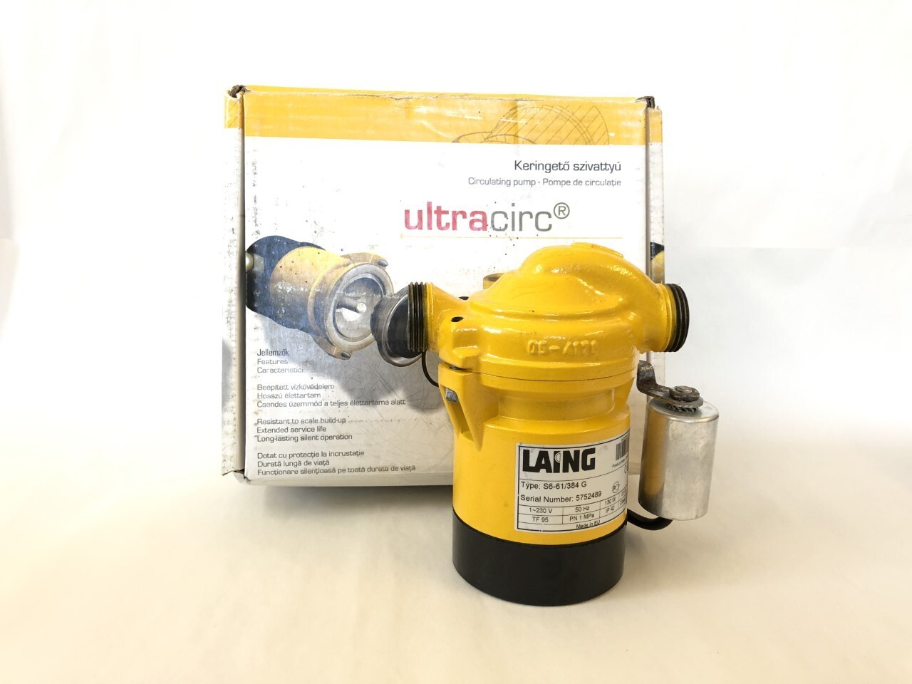 Laing Circulation Circulating Hot Water Central Heating Pump S6-61/384G  1.25u0026#034; | eBay