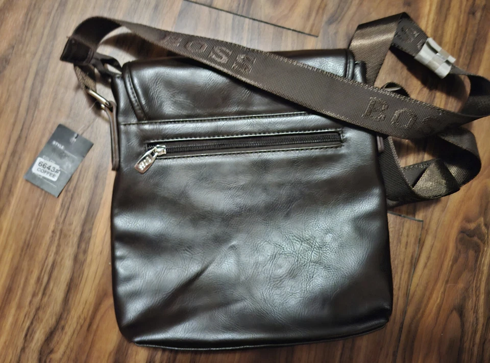 Hugo Boss Bolso Cuero Marrón Foto 3 de 4