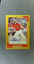 2018 Topps Big League Gold Auto #BLA-SS Steven Souza Jr Diamondbacks #'d 84/99