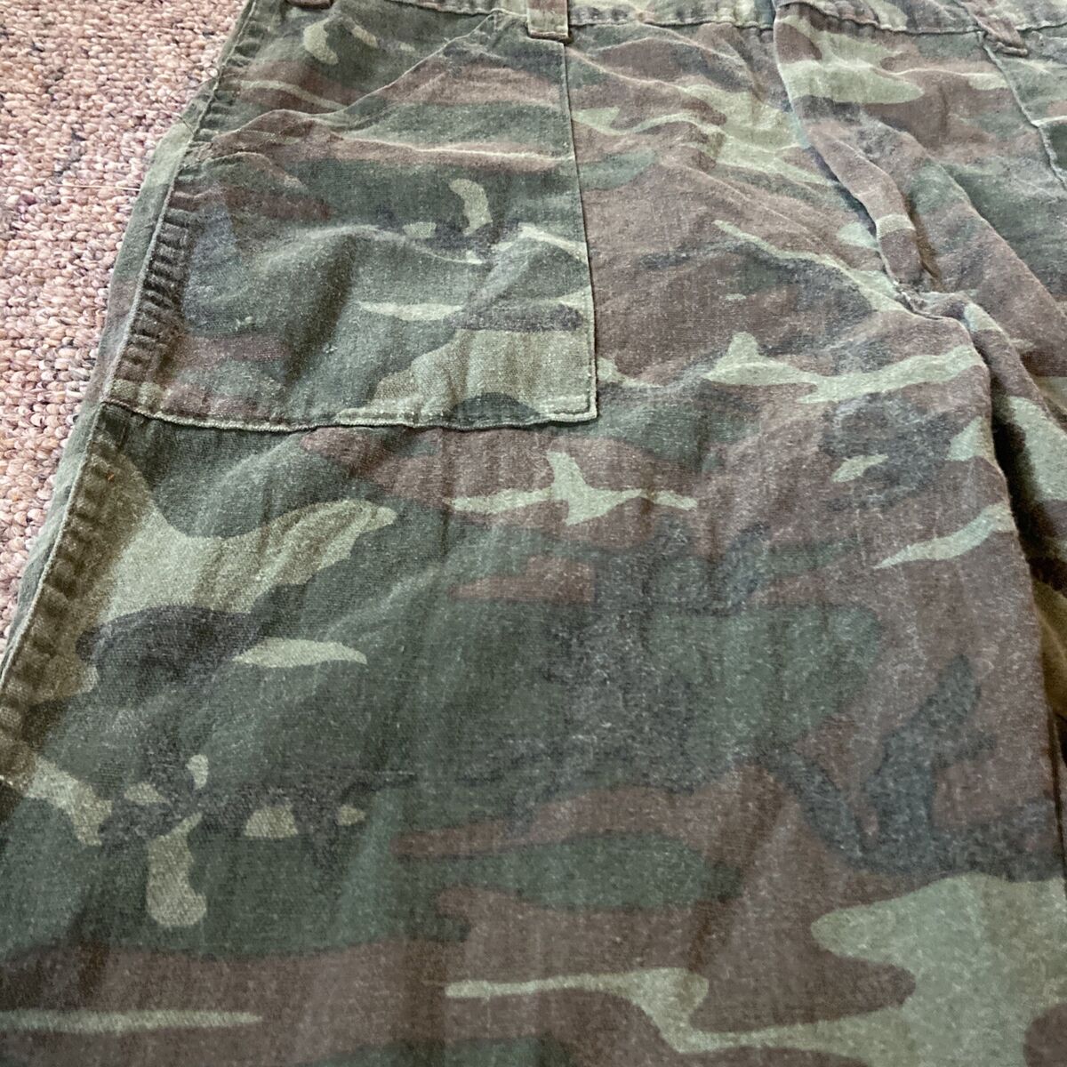 Vintage Camo K-Mart Pants Military Style Talon Zipper Og-107 Vintage Camo K-Mart Pants Military Style Talon Zipper Og-107
