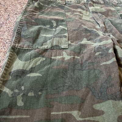 Vintage Camo K-Mart Pants Military Style Talon Zipper Og-107 Vintage Camo K-Mart Pants Military Style Talon Zipper Og-107