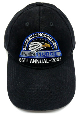 STURGIS 2005 65th ANNUAL MOTOR CLASSIC hat black adjustable cotton cap
