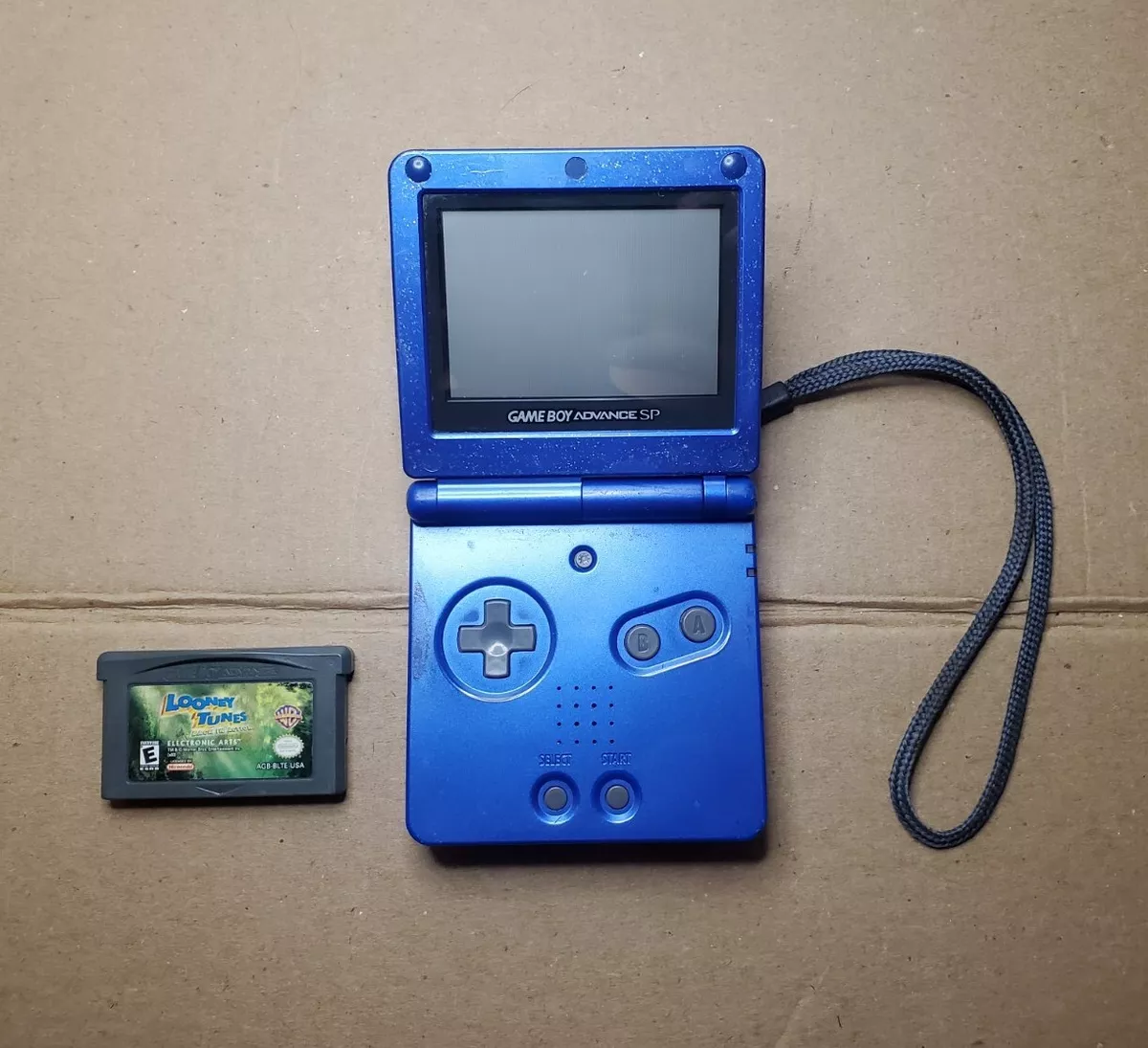 Cobalt Blue Game Boy Advance SP System used