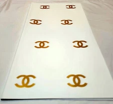 Korean Wrapping paper Luxury Waterproof 20 Sheets -  White & Gold
