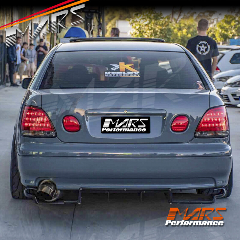 JDM Smoked Red LED Tail lights & Garnish Trunk Lamps for Lexus