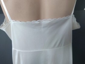 Wondermaid Women's Slip Ivory Satin Lace Trim Non Cling Size 38 M/L USA Made