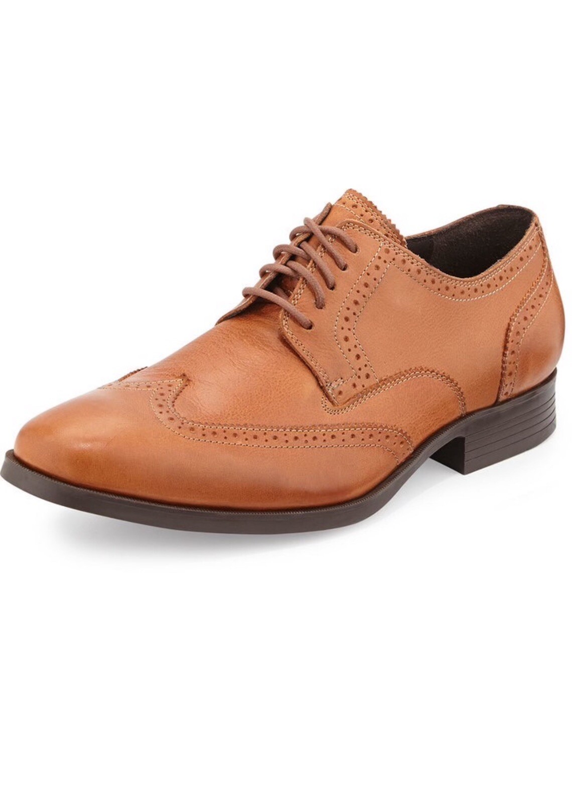 SAOLA Scarpe eleganti COLE HAAN Copley Derby con lacci a coda di rondine marrone taglia 9 M