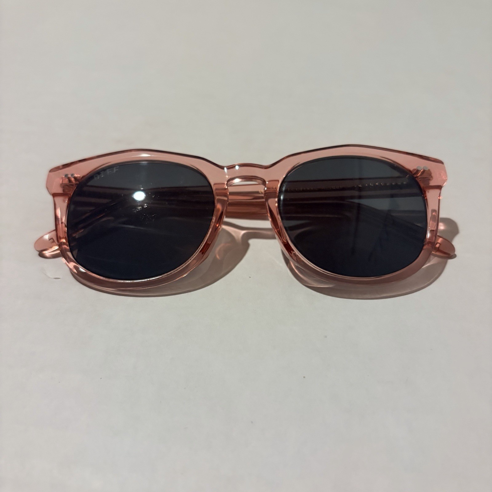 Diff Eyewear Weston Pink Frames Black Tinted Sung… - image 1