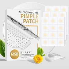 24PCS Micro Needle Pimple Patch Hydrocolloid Acne Spot Treatment Invisible Cover